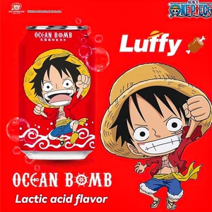 Ocean Bomb 330ml Taiwan One Piece Eau gazeuse Boissons exotiques Soda Boissons gazeuses - Product Image 6