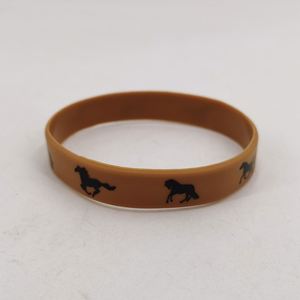 Pulsera de Silicona con Diseño de Caballo, Brazalete de Goma con Espíritu Ecuestre para Hombres y Mujeres, Regalo para Fiestas - Product Image 5