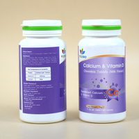Service OEM : Comprimés de Calcium et Vitamine D pour Adultes – Force Personnalisée, Soin des Os, Complément Alimentaire de Qualité, Marque Privée, Vente en Gros