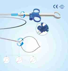 Asa de Polipectomía Desechable para <span class=keywords><strong>Cirugía</strong></span> del Tracto <span class=keywords><strong>Digestivo</strong></span>, Uso Médico en Frío/Caliente, Material de Acero Inoxidable, Juego de Instrumentos Manuales - Product Image 2