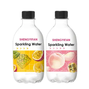 Wholesale Custom personal label 280ml mini bottle sugar free soft drinks fruit flavour sparkling water