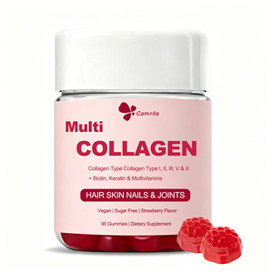 คอลลาเจนกัมมี่แคปซูลบำรุงเล็บ - ช่วยให้ผิวกระจ่างใส บำรุงเส้นผมและเล็บ โปรตีนสูง สำหรับคนทานวีแกน บรรจุ 90 เม็ด - Product Image 1