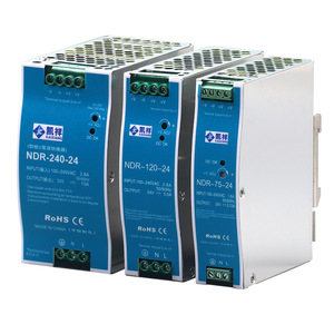 Fuente de Alimentación Conmutada Kai Xiang Ndr-240-24 24V 10A para Riel DIN, Salida Única AC/DC - Product Image 1