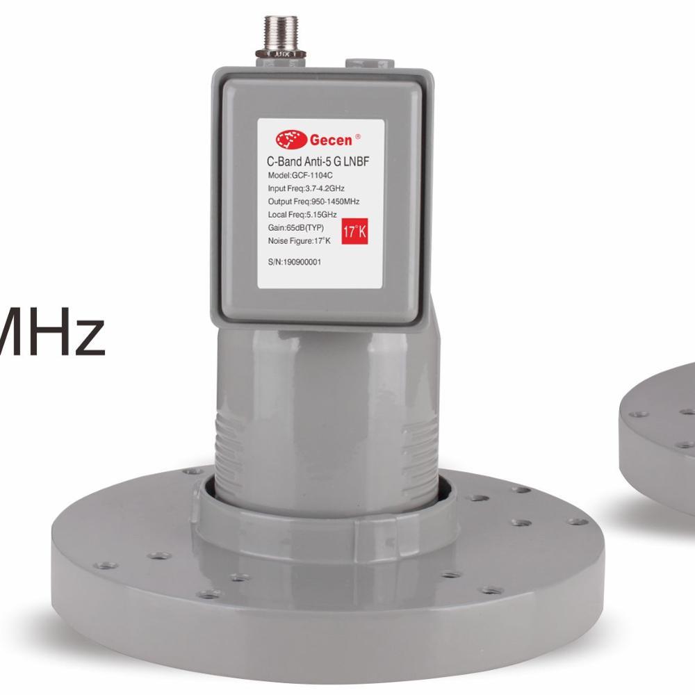 5G C band LNB Gecen C-Band V & H Quad LNB GCF-2104