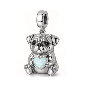 Abalorios de Plata 925 con Diseños de Perros: Pug, <span class=keywords><strong>Jack</strong></span> <span class=keywords><strong>Russell</strong></span>, Pastor Alemán, <span class=keywords><strong>Terrier</strong></span>. Cuentas de Perro <span class=keywords><strong>Cachorro</strong></span> Modernas para Aniversario, Joyería para Niñas, Berloques DIY - Product Image 2