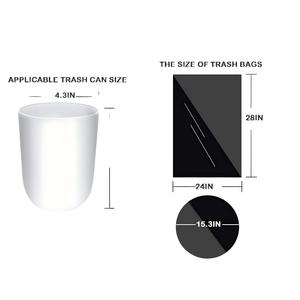 ถุงขยะแบบมีเชือกผูก ฮัวหม่าเหิงชุน ขนาด 13 แกลลอน สีดำ จำนวน 20 ใบ - Product Image 1