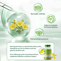 Gummies à l'huile d'onagre pure - Anti-âge pour femmes, équilibre hormonal, soulagement des troubles du cycle menstruel, soulagement de l'inflammation