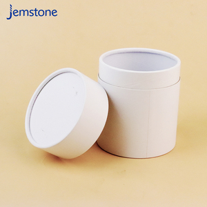 Aceptamos personalización cilindro cartón regalo tubos de papel caja embalaje marrón Kraft café redondo tubo de papel lata - Product Image 5