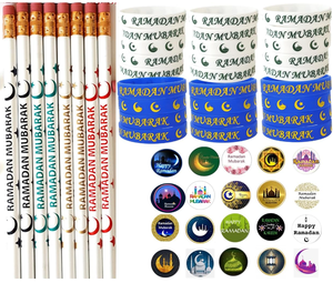 <span class=keywords><strong>Eid</strong></span>/ramadan Mubarak สายรัดข้อมือซิลิโคนป้ายดินสอสติกเกอร์มุสลิมอุปกรณ์สำหรับของขวัญสำหรับผู้ใหญ่เด็ก - Product Image 2