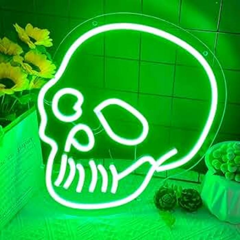 Acrylic Decorative Neon Light LED Halloween Party Supplies, Wall Decoration for Home (Indoor & Outdoor Use), Halloween Decor
