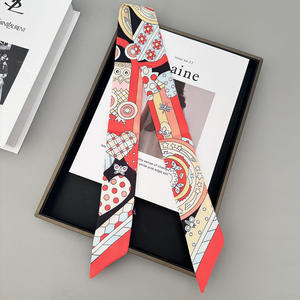 2026 Handlicher Geschenkband-Griff im neuen Stil, Wickelband aus simulierter Seiden-Twill, Taschengriffband, langes, fließendes Band - Product Image 2