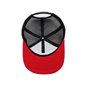 Casquette de camionneur ajustable à 6 panneaux avec patch brodé, dos en maille structurée bicolore, pour adultes, idéale pour les affaires et les activités de plein air – Fabrication vietnamienne - Product Image 4