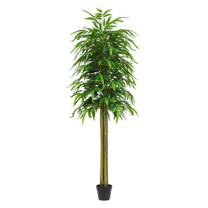 175 <b>Artificial</b> Silk Cloth Leaves Simulated Plant Furniture Garden Decorations With Real Poles for Sale - Product Image 1
