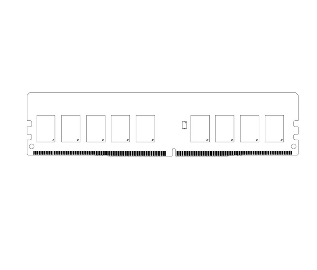 MTA9ASF1G72PZ-2G3B1 Memory Modules DDR4 8GB RDIMM