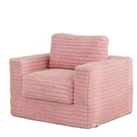 Canapé en velours côtelé rayé moelleux, causeuse douce et confortable pour salon, chambre, appartement, mobilier de maison