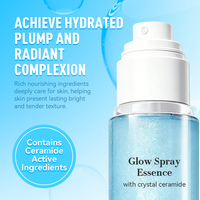 Essence en spray bleu personnalisée OEM ODM avec sérum pour le visage à la céramide cristalline, hydratant et réparateur