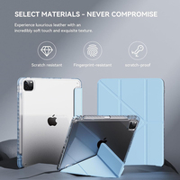 Étui pour iPad Air 13 pouces (M2) 2024 et iPad Pro 12,9 pouces 2022/2021/2020/2018, support multi-angles 3+Y pour iPad 12,9 pouces 6e/5e/4e/3e génération