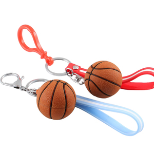 Custom Super Star Basketball Keychain Best Basketball Fans Gifts Bag Pendant Car Keyring PVC Keychain
