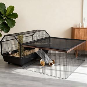 غطاء قماشي أساسي لقفص الحيوانات الأليفة، حصيرة للعب للاستخدام الداخلي والخارجي للأرانب وخنازير غينيا - Product Image 2