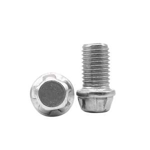 Tornillo de Cabeza Estrella con Ranura Triple de Seguridad, Tornillo Autorroscante de Ala Triangular de 2 Orificios, Tornillos de Máquina Antimanipulación con Pasador en el Centro - Product Image 6