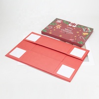 2024 Design personnalisé emballage de Noël boîte-cadeau emballage en papier pliant boîtes cadeaux en carton rigide boîte-cadeau de Noël