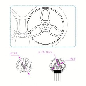 BETAFPV Cetus Pro Brushless Plastic Whoop Frame Replacement 9.39g for <b>Kit</b> - Product Image 4