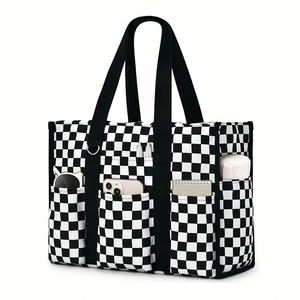 Utility Water Resistant Tote <b>Bag</b> Top Zipper Closure Perfect Gifts for Working Women <b>Nurses</b> Gym <b>Bag</b> - Product Image 6