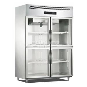 Gabinete de Lujo de Cuatro Puertas con Temperatura Única, Tanque Interior Convertible Congelado y Refrigerado, Totalmente Abierto - Product Image 3