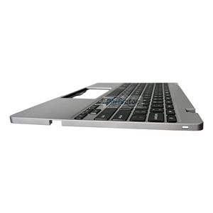 Reemplazo del montaje del <span class=keywords><strong>teclado</strong></span> del reposamanos del ordenador portátil de EE. UU. Para <span class=keywords><strong>Samsung</strong></span> <span class=keywords><strong>Chromebook</strong></span> 4 XE310XBA, de la mano, de la mano, de los EE. UU., de plata, de los años 2000 - Product Image 4