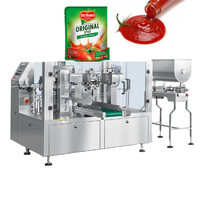 Machine à sauce multifonctionnelle en plastique avec système d'ensachage pour liquides/pâtes, boissons, pompe de pesage et de scellage électrique automatique