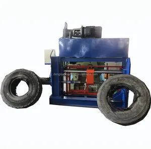 Factory price Car Tire Steel Wire Separator Car Tire Recycling To Rubber Floor Tiles Tire Block Cutter