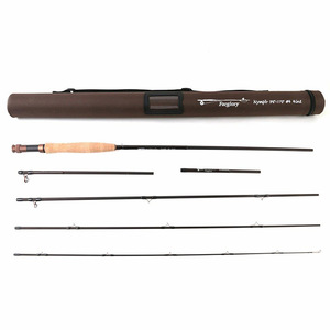 Newbility 3WT 4wt 5wt Dureza ligera de acción rápida dirigida para Lake Stream River Trucha Cork Wood Carbon Fly Fishing Rod - Product Image 2