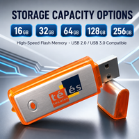 Clé USB 2.0 en aluminium avec cryptage, garantie de 3 ans - Vente directe usine, logo personnalisé, cadeau d'affaires, dropshipping