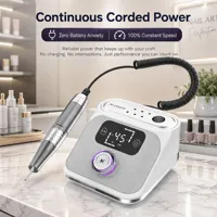 Perceuse à ongles électrique professionnelle 45000 tr/min, couple élevé, filaire, vente en gros directe usine, OEM ODM, logo personnalisé, machine à ongles