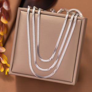 Handwoven Fashionable and Versatile Simple and Non Fading Personalized Stainless Steel Tricolor <b>Chain</b> - Product Image 2