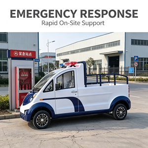 Vehículo Eléctrico Chino de Ambulancia, Camioneta de Patrulla Eléctrica de 4 Plazas, Vehículo de Carga para Seguridad en Campus y Transporte Utilitario - Product Image 3