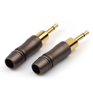 قابس أحادي طويل صغير 2.5 مم مطلي بالذهب ثنائي القطب لـ O.PPO P.<span class=keywords><strong>M</strong></span>-1 P.<span class=keywords><strong>M</strong></span>-2 HD700 - Product Image 5