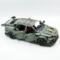Ensemble de blocs de construction Guly 3223 pièces, modèle de voiture de drift à l'échelle 1/8, kit de voiture télécommandée motorisée pour enfants et adultes, vente en gros