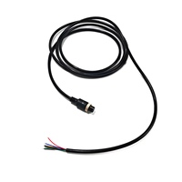 Connecteur d'alimentation aviation femelle GX16 à 8 broches, cordon d'alimentation CC 22 AWG, rallonge de puissance aviation à 2, 4, 6 ou 10 broches
