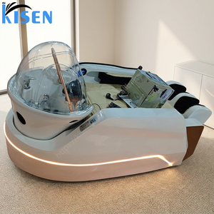 Cama de Masaje para Champú KISEN Ergonómica de Lujo, Diseño de Circulación de Agua para Terapia Capilar y Spa, Requiere Plomería, Multifuncional para Lavado de Cabello - Product Image 1