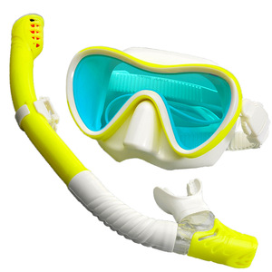 Nuovo Design ad alta definizione professionale attrezzatura subacquea Silicone Snorkel maschera Set nuoto immersioni abbigliamento per adulti - Product Image 5