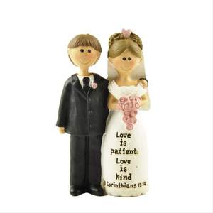 Figurine en résine humoristique populaire pour couple, pour gâteau de mariage - Product Image 6