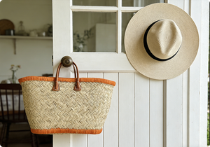 Panier de pique-nique multifonctionnel de grande taille, tissé à la main, écologique, de haute qualité, tendance et coloré - Product Image 3