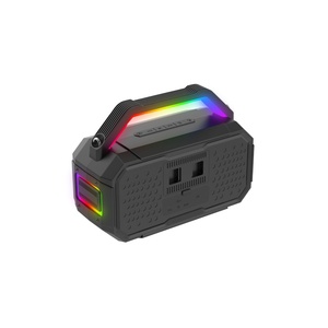 Haut-parleur Bluetooth portable 60W avec subwoofer sans fil, batterie amovible, pour extérieur, prise en charge AUX, LED, USB, carte TF, audio - Product Image 2