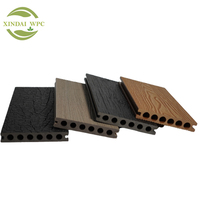 Revêtement de terrasse WPC antidérapant, imperméable, faible entretien, pour extérieur, bois-plastique composite, pour piscine, patio, projets commerciaux