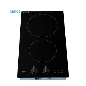 <span class=keywords><strong>Table</strong></span> de cuisson à induction <span class=keywords><strong>céramique</strong></span> électrique Xunda 30 cm 2 zones 2 brûleurs encastrable <span class=keywords><strong>pour</strong></span> la maison et l'hôtel Design de panneau noir - Product Image 1
