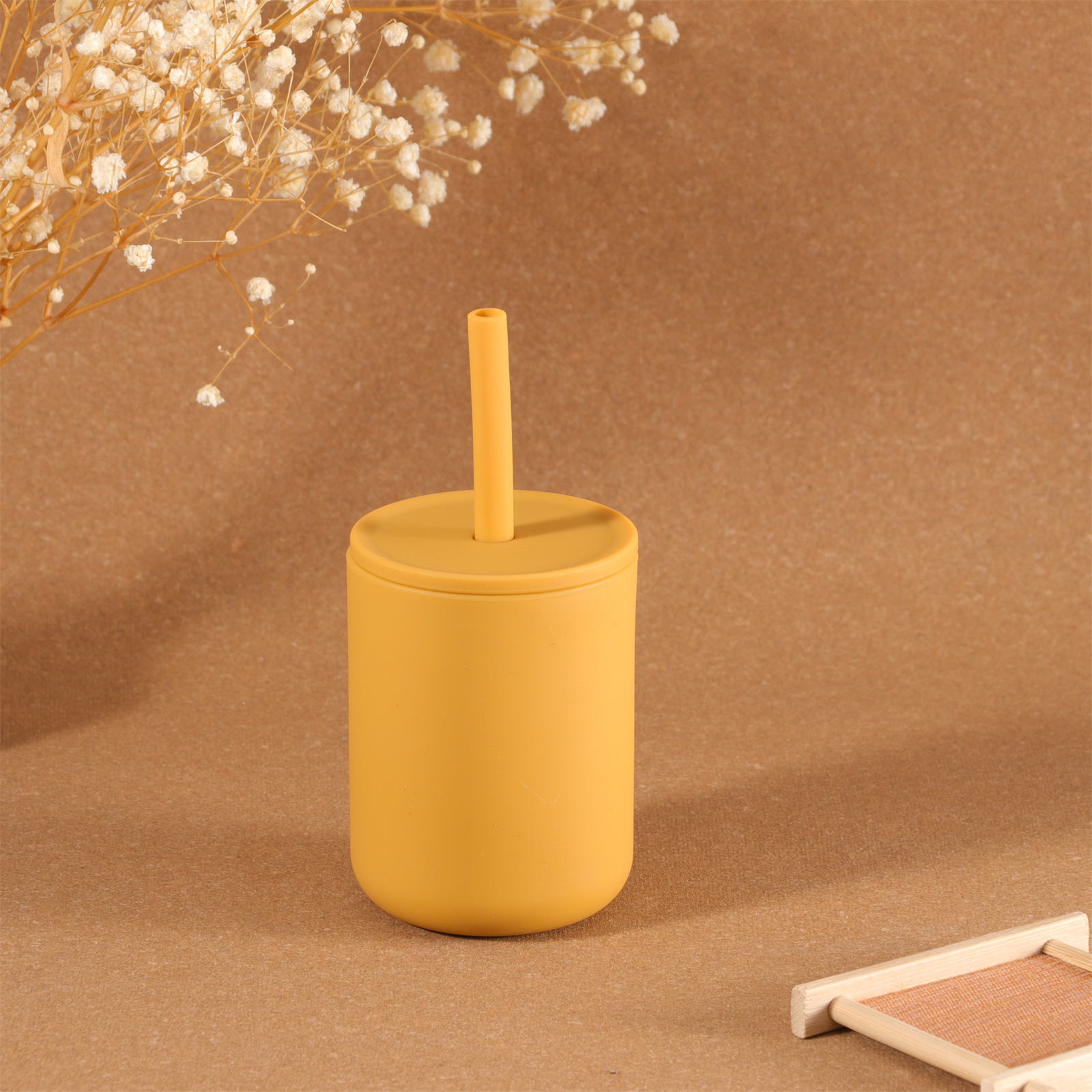 สีเหลืองอ่อนชุดละ2ชิ้น