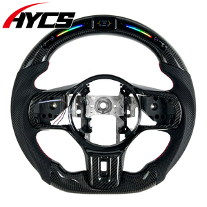 <span class=keywords><strong>Volante</strong></span> Deportivo JDM Personalizado con Cuero Napa, Fibra de Carbono y LED para <span class=keywords><strong>Mitsubishi</strong></span> Lancer Evolution EVO X - Product Image 1