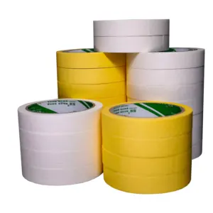 Cinta adhesiva de crepé para pintura, cinta adhesiva personalizada para pintura, mercado de Tailandia/Vietnam/filigrana/Australia, precio más barato