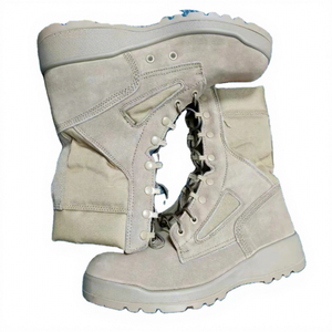 Bottes de désert personnalisées TSB21-4 DMS en cuir véritable et daim, semelle extérieure en PU injecté, légères, coloris kaki, marron, noir, vert - Product Image 1